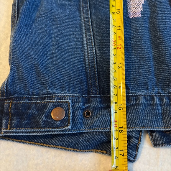 ILOVEPLUM UNICORN‎ DENIM GIRLS JACKET 6y - Picture 6 of 6